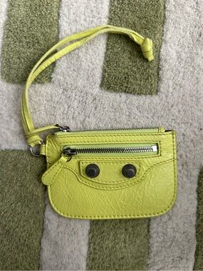 Balenciaga City Bag Charm Card Holder Wallet